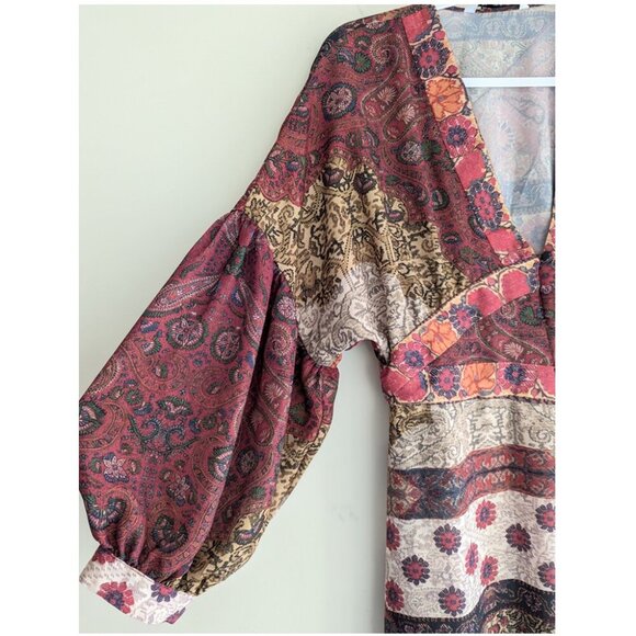 Zara Boho Print Maxi Dress - Picture 7 of 12